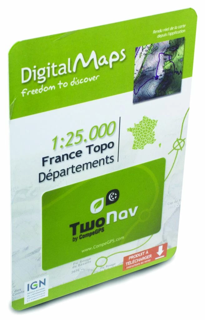 Carte Département France Au 1/25000 Pour GPS TwoNav 1 Carte Département France Au 1/25000 Pour GPS TwoNav