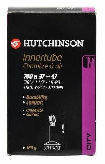 Chambre à Air Hutchinson Butyl 700x37/50 City/Gravel 1 Chambre à Air Hutchinson Butyl 700x37/50 City/Gravel