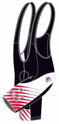 Cuissard "Roulons Ensemble Contre Le Cancer" Rouge