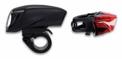 Eclairages RFR Light Set TOUR 90 Noir Avant 90 Lux & Arrière 5 Lux