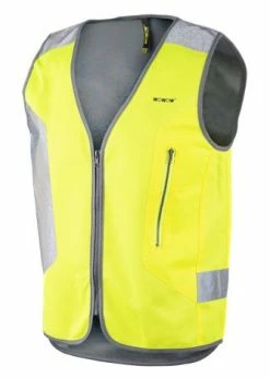 Gilet Wowow Tegra Jacket Réfléchissant Jaune Avec Eclairage Arrière