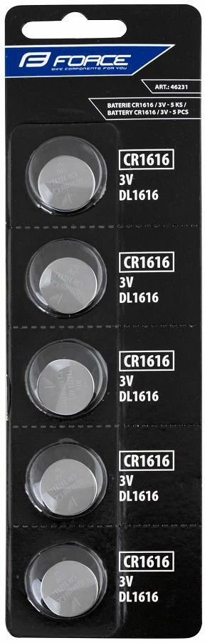 Lot 5 Piles Force CR1616 / 3v 1 Lot 5 Piles Force CR1616 / 3v