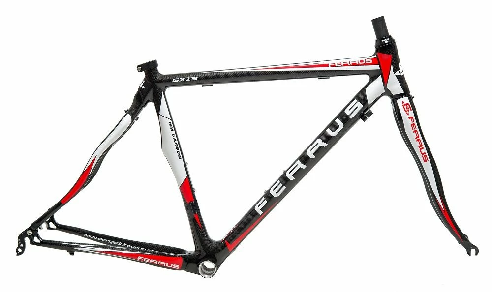 Module Cadre Ferrus GX13 Full Carbone + Fourche + Direction 45x45-41 1 Module Cadre Ferrus GX13 Full Carbone + Fourche + Direction 45x45-41