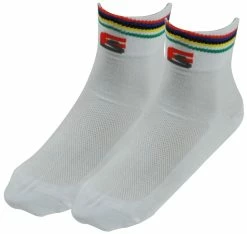 Socquettes Ferrus Olympic Coolmax Anti-Irritation Blanc & Arc En Ciel